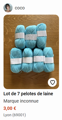 Exemple d'annonce sur Makeurz