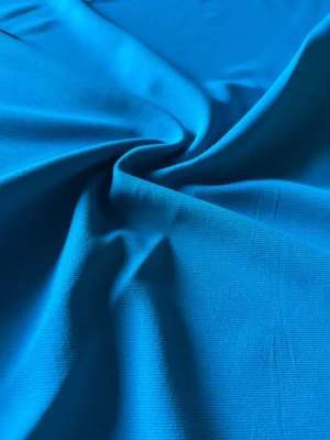 Tissu bleu canard — image 1